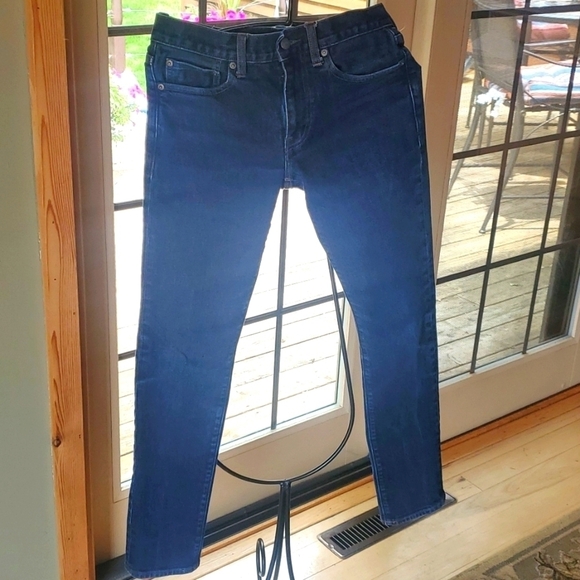J. Crew 484 Slim Fit Stretch Karubo Sz. 28x32 Blue Jeans - Picture 1 of 13
